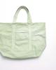 999Humanity Washed Canvas Big Tote Bag (Light Green)