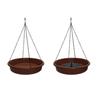 Bird Feeder Bath Tray Hanging Style Water Drinker Large Capacity Food Feeding Trays Pet for Patio Backyard Decor