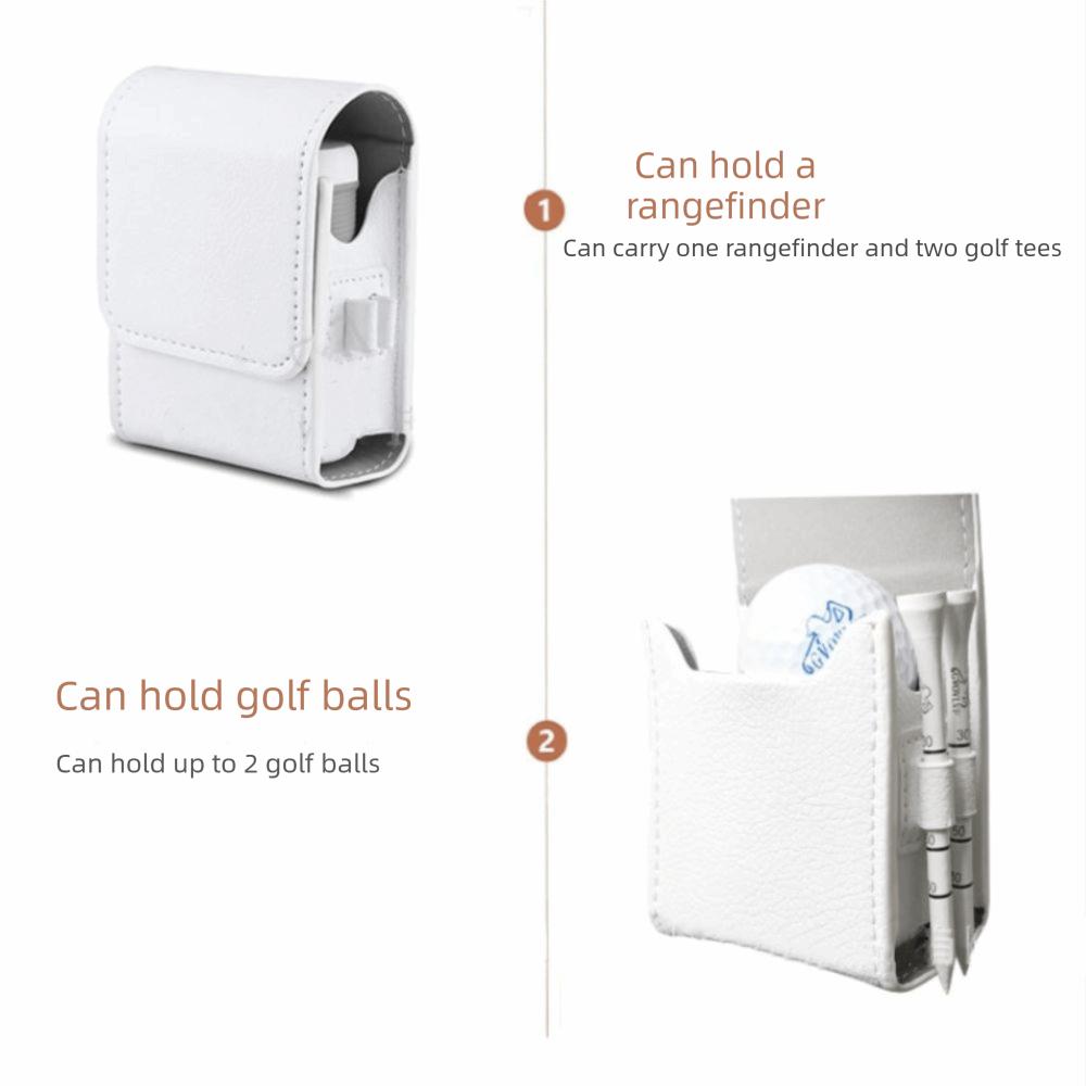 Magnet Closure Golf Rangefinder Case PU Leather Rangefinder Carrying Case  Golf Supplies
