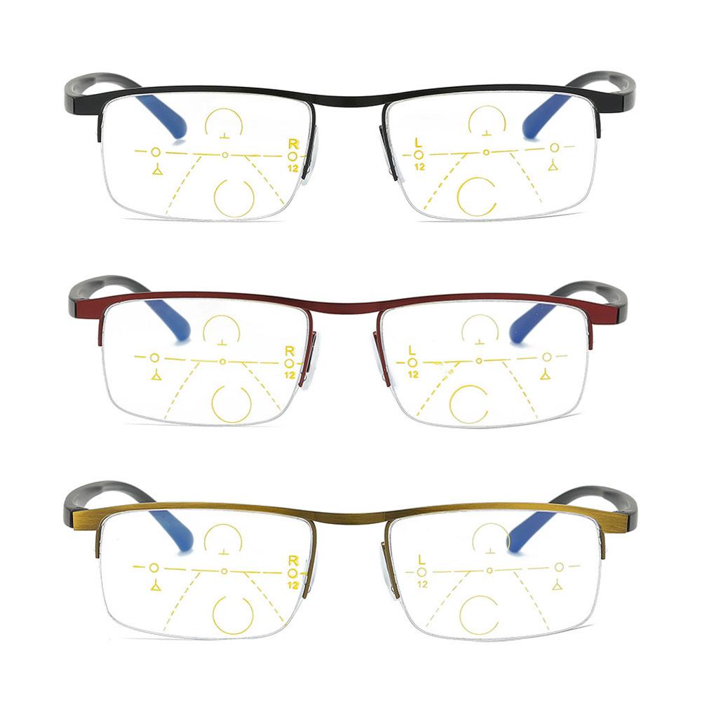100-400. Smart Zoom Anti-blue Reading Glasses For Men Glasses And Goggles Purpose Dual Women El W1L4