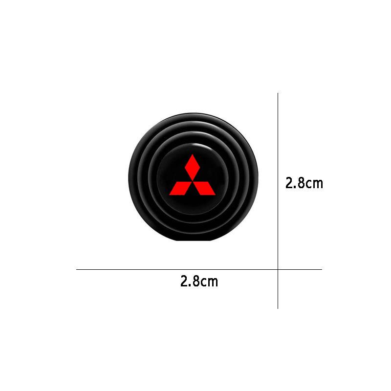 Car Door Anti-Collision Gasket Shock Absorber Sticker for Mitsubishi Lancer ASX Outlander Pajero Evolution Car Accessories QC3
