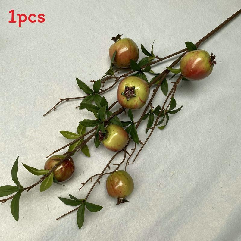 

Дерево граната для дизайна интерьера и фотодекоративный аксессуар зелёный