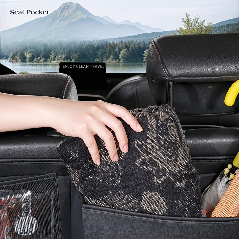 Car Trunk Organizer Back Hanging Storage Bag, Multi-Pocket Auto Rear Organizer for SUV Truck Van, Car Interior Additions