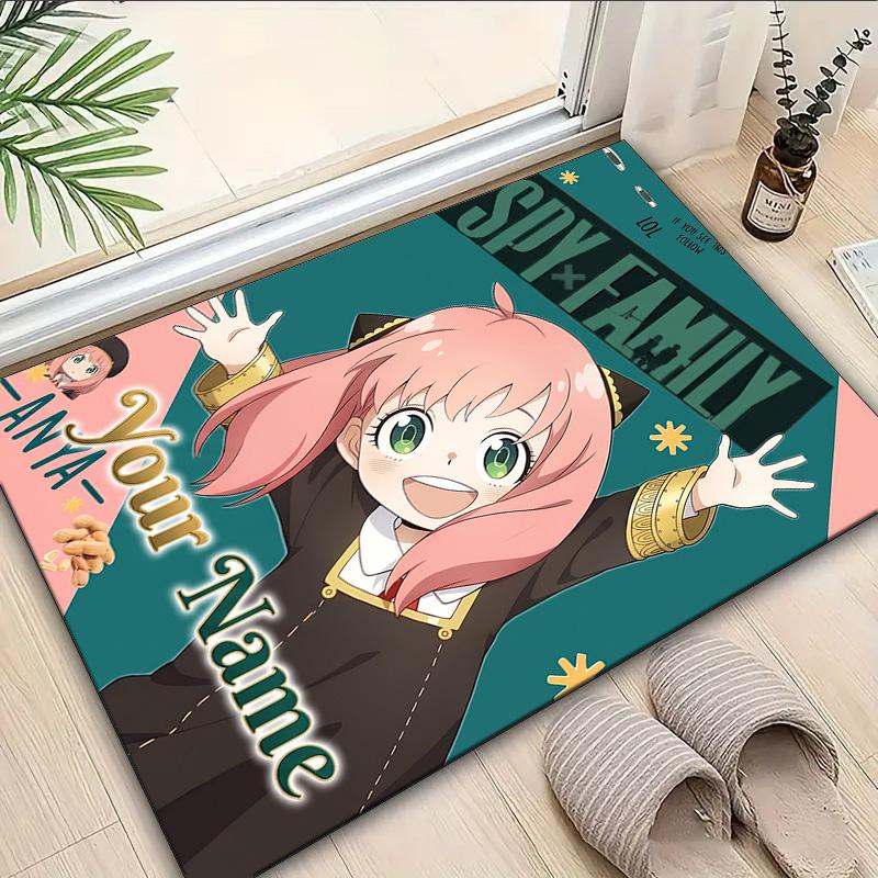 Custom Name Rug Fantasy Adventure Anya Area Rug Suitable for Indoor And Outdoor,Carpets for Homes, Offices,Living Rooms,Home Decor,Christmas Gift