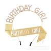 Children's Adult Birthday Headband IR Letter Crown Headband