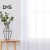 2 buc Tifon pentru fereastră Translucid Decorativ Respirabil Stil Pastoral Tijă de trecere Lavabil la mașină Decorarea casei Fereastră Perdele transparentă Gospodărie
