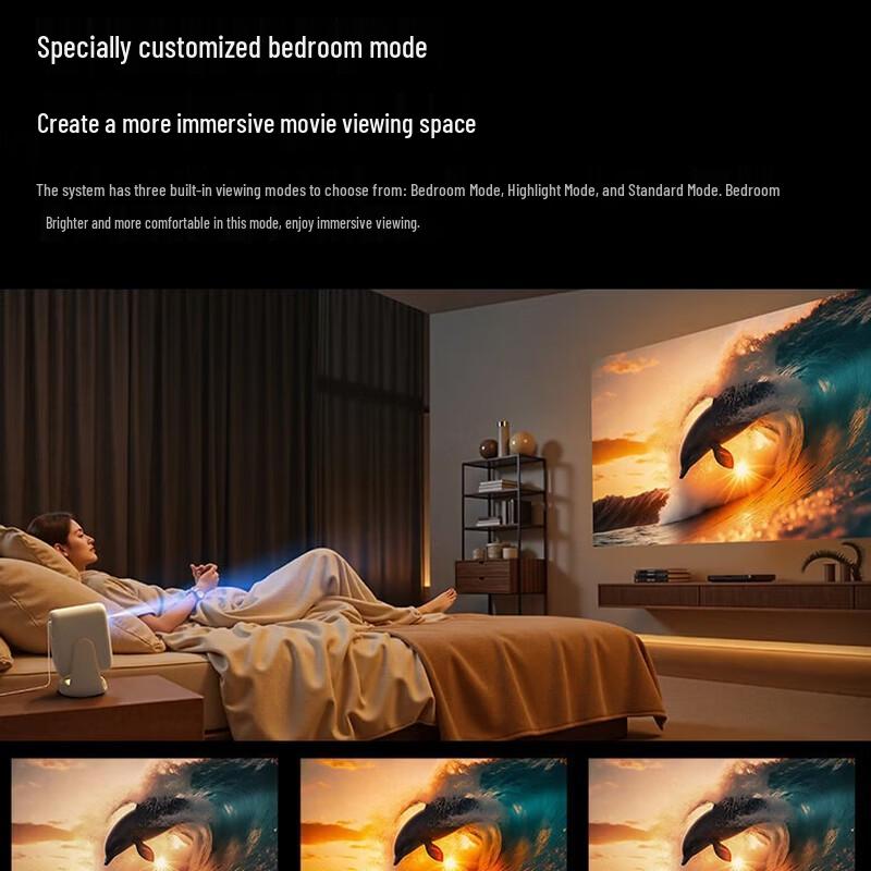 Big Eye Orange C3D AI Gimbal Projector with Night Light