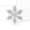 Fashion Rhinestone Winter Snowflake Brooches For Women Unisex Christmas Pin Casual Party Accessories Friends New Year Gifts
