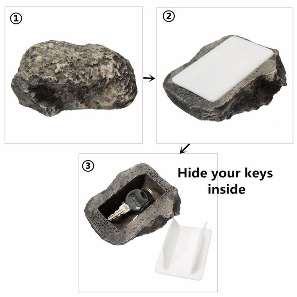 Cassaforte di Sicurezza Rock In Stone Contenitori di Stoccaggio Cassetta di Sicurezza Scatola Chiavi di Ricambio da Esterno Mini Armadietto Dropshipping Ingrosso Caldo