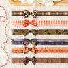 Journal GO 2.6x200cm Weaving Art Tape Stickers Bowknot for Greeting Cards Gift Box  Decoration Photo Album Diy Materials