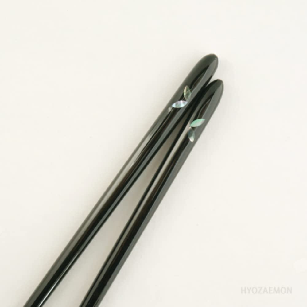 Hyozaemon Moon Drop Leaf Dishwasher-Safe Chopsticks, Large, Design, 23.5cm, ST-003