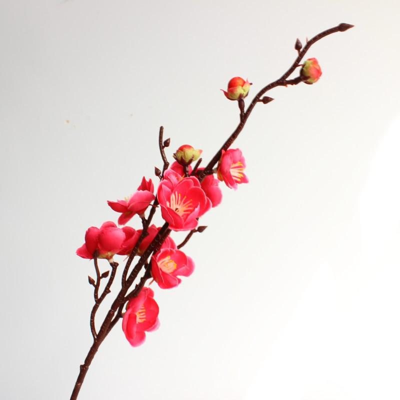 47cm Wax Plum Blossom Silk Flower for Photography and Wedding Decor