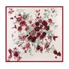 New Rose Silk Scarf 90cm Large Square Scarf Ladies Shawl Fashion Turban
