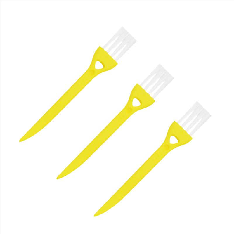 Yellow 8.4cm Mobile Phone Cleaning Brush with Small Bristles for Dust and Gaps.