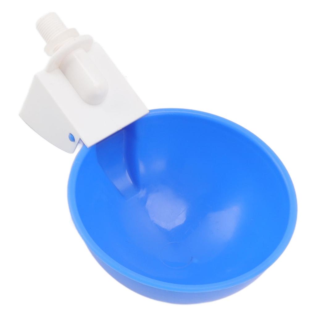 10PCS G1 8 Male Thread Chicken Waterer Cup Thicken Automatic Poultry Water Feeding Equipment for Quails Birds Blue