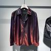 Men's Long-sleeve Shirt, Niche and Sophisticated, Fashionable Casual Nightclub Shirt, No Iron, Loose Fit