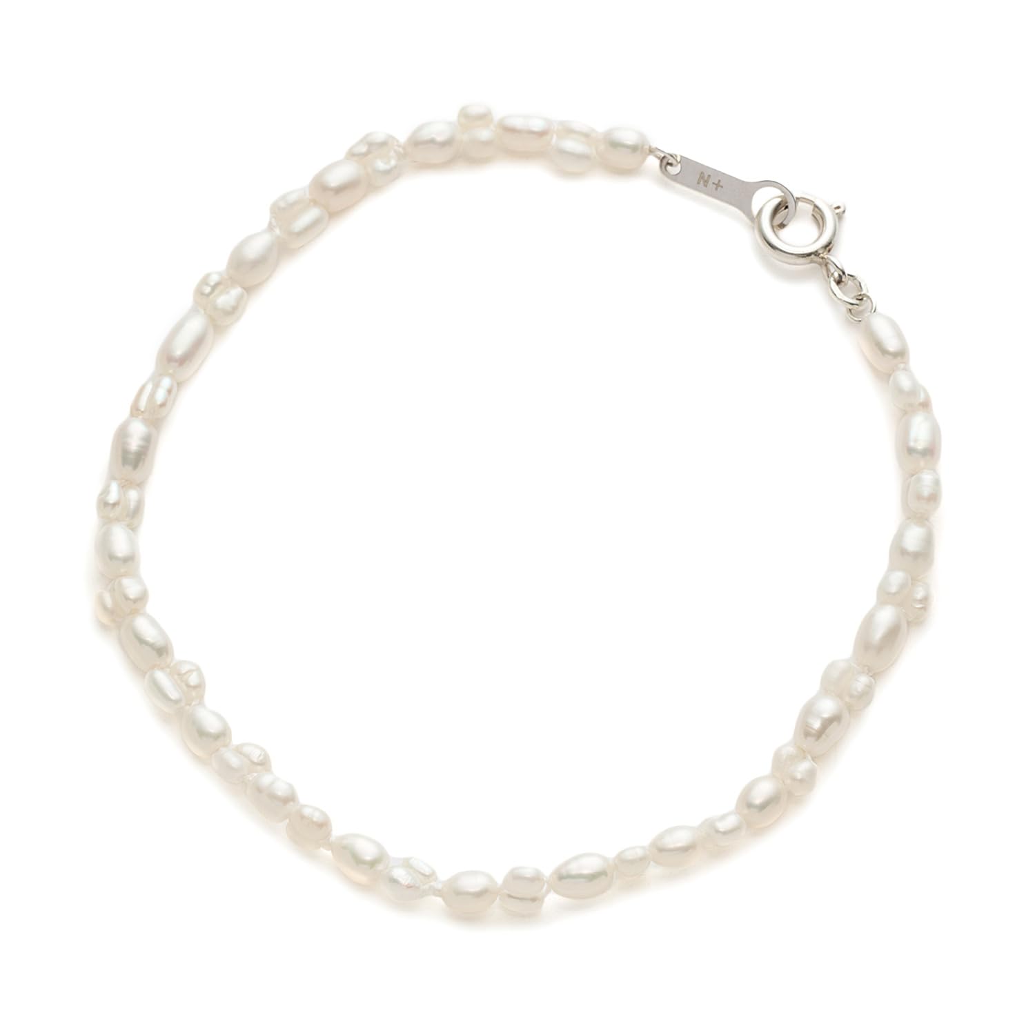 

[NOJESS] Silver Pearl Bracelet - 3025111400208999