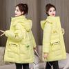 Winter Hooded Parkas Women Thicken Warm Mid Long Down Cotton Coat Woman All Match Casual Cotton Padded Jacket Female
