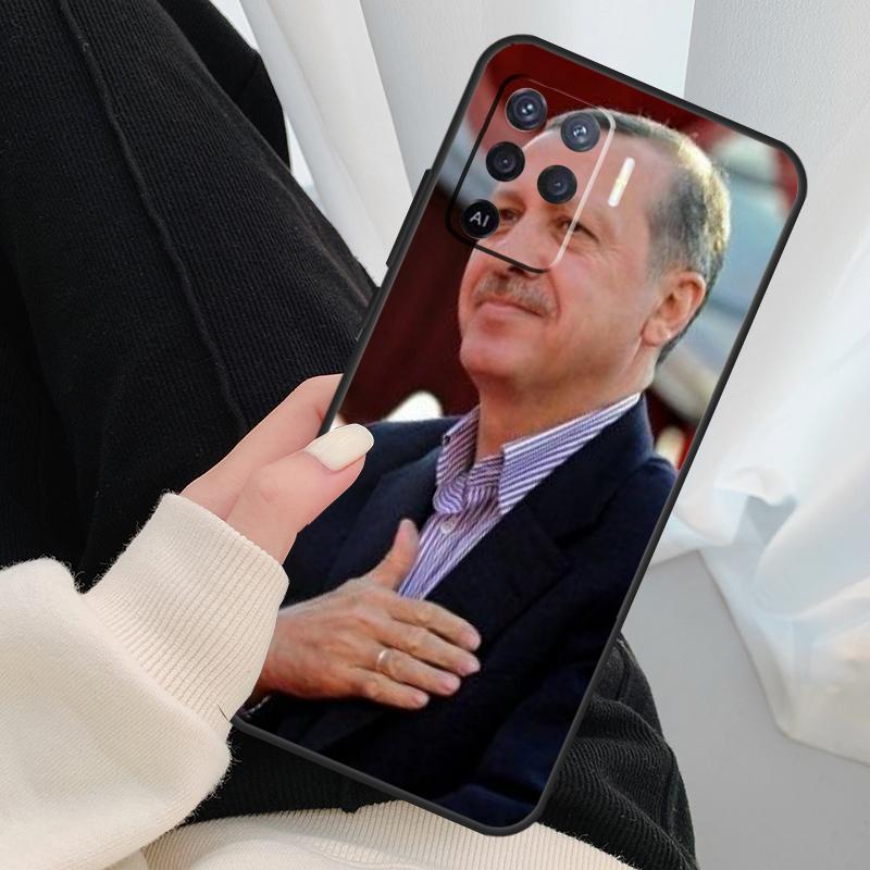 Turkey Recep Tayyip Erdogan Case For Oppo A54 A74 A94 A18 A57 A17 A77 A38 A58 A78 A98 A80 A60 A40 A96 A76 A16 A15 A5 Pro