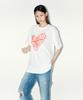 Laipeutaimkollegtibeu Big Heart Logo Short Sleeve T-Shirt White
