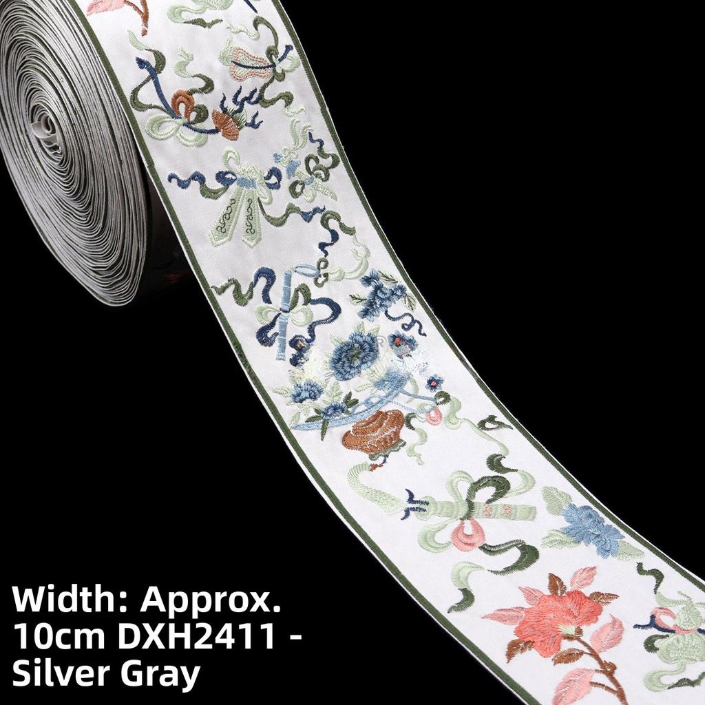 New Chinese Style Embroidered Lace Trim Fabric Collar Decoration for Hanfu Ancient Costume  Skirt Head And Shirt
