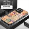 Latest Retro Stamp Creative Designs Phone Case For Iphone 17 16 15 14 13 11 12 Pro Max Mini Plus Magnetic Glass Phone Cover