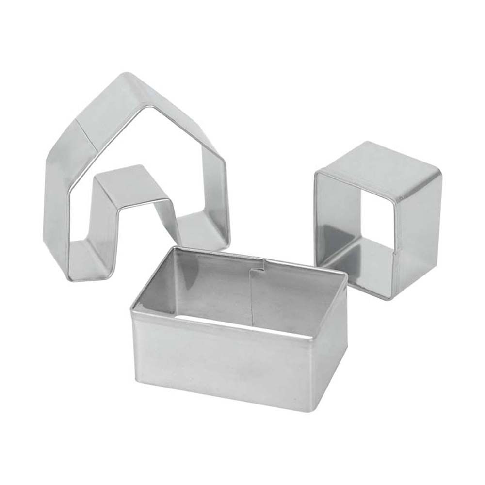 Boże Narodzenie DIY Ciasto Cukiernicze Dom Fondant Wykrawacz do Ciastek Forma do Wykrawania Forma do Ciastek Narzędzie Kuchenne