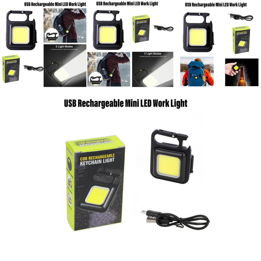 Compact Aluminum Alloy Flashlight Portable Keychain Light With Rechargeable Battery Super Bright Led Characters)