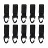 10Pcs Enlarged Mouth Climbing Carabiner Buckle Nylon Backpack Key Hook  For Outdoor Bag