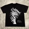 Letter Pattern Portrait Printed Tshirt Unisexs And Unisexs Same Style Casual And Relaxed Streetwear Classic Tshirt
