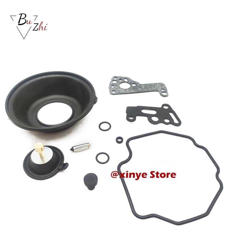 Carburetor Repair Kit Float Needle Gasket with Vacuum Diaphragm for Yamaha Virago XV400 XV535 Vmax1200 XV 400 535 Vmax 1200