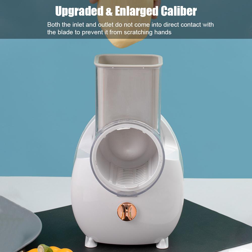 Multifunctional Vegetable Cutter Rechargeable Cordless Electric Roller Vegetable Grater Chopper Kitchen Accessory