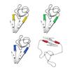 1pc Dental Bibs Clip Chain Napkin Holder Scarf Clips Spring Rope Sterilizable Saliva Towel Clip Dentist Lab Dentistry Materials