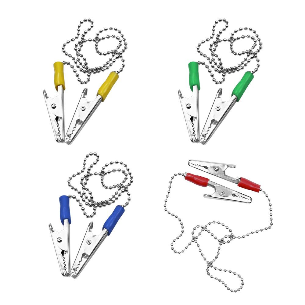 1pc Dental Bibs Clip Chain Napkin Holder Scarf Clips Spring Rope Sterilizable Saliva Towel Clip Dentist Lab Dentistry Materials
