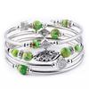 Bohemian Emperor Stone Multi-layer Wrap Bracelet – Women's Natural Stone Beaded Bangle