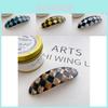 Stylish Korean Vintage Checkerboard Pattern Hair Claw Clip Accessory For Women