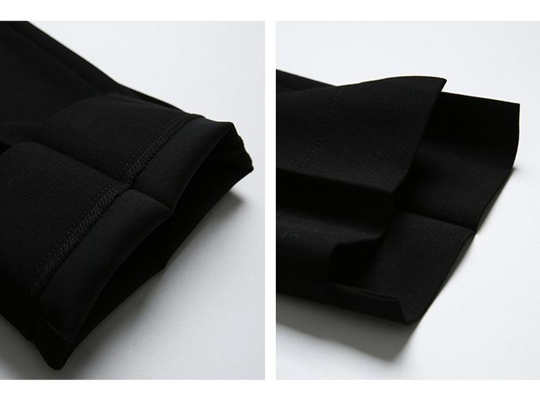 Women's Off-White High-Waist Slim Cigarette Pants - Light, Straight, Casual Spring Style