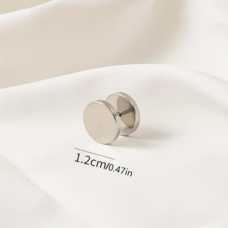 6pcs Alloy Anti-Slip Spiral Buttons - No-Seam Removable Fasteners for Knit & Cardigan Closure, Fashion Decorative Button Accessories, Knit Button