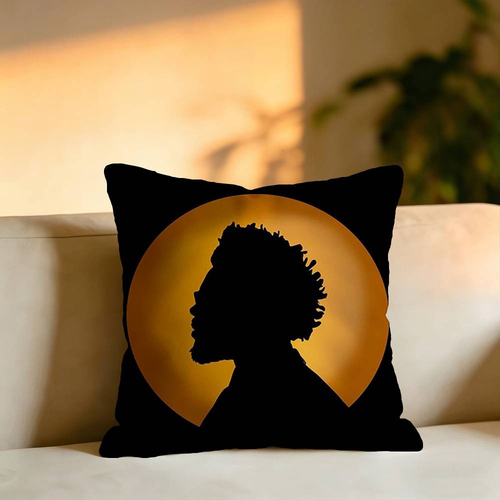 Pop Singer The Weeknds Pillow Case Square DoubleSided Sofa Cushion Cover Bedroom Bedside Pillow