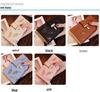 2018 Ladies PU Leather Wallet with Horizontal Zipper & Leaf Design