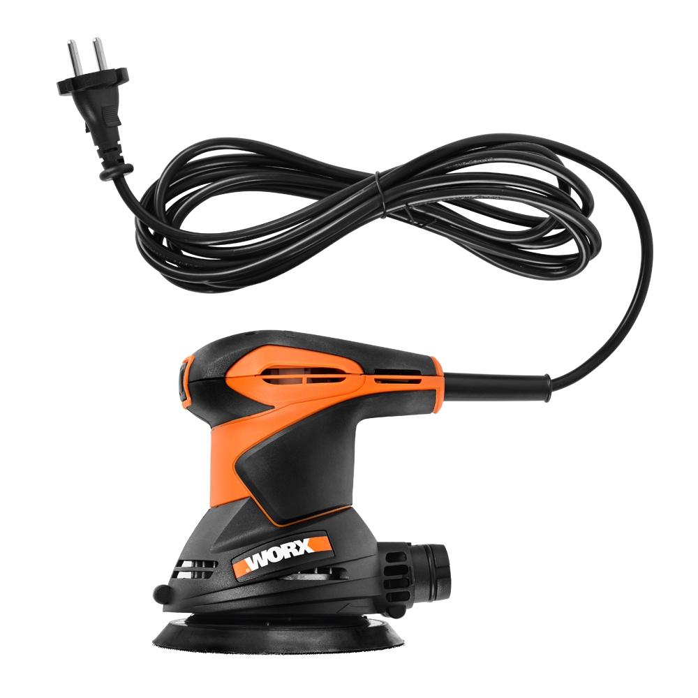 Works Round Sander Sanding Machine Electric Wired Orbital WX652.1