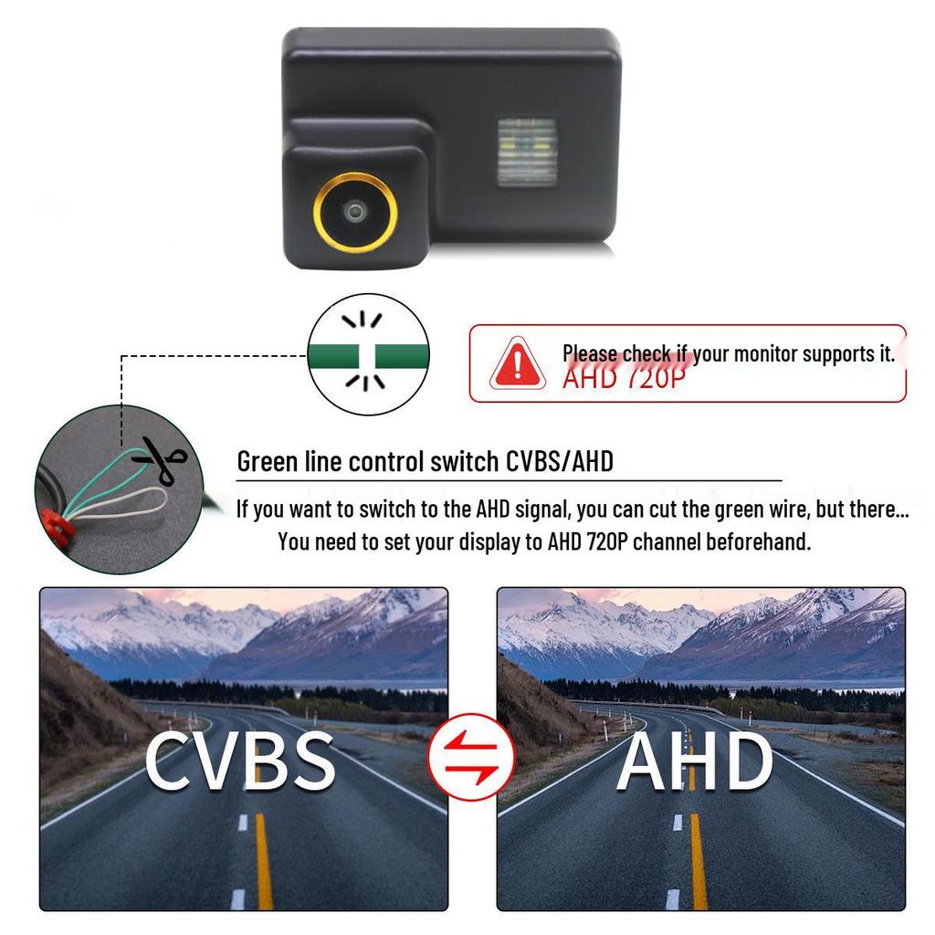 AHD Rückfahrkamera für Peugeot Modelle: 206, 207, 306, 307, 308, 406, 407, 5008