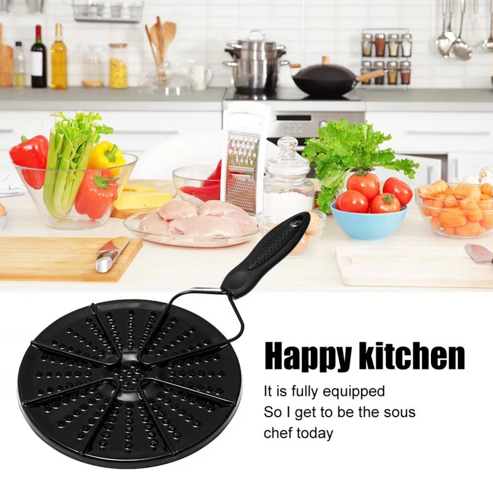 Non-slip Gas Cooker Heat Conduction Plate Temperature Uniform Thawing Tray Stove Diffuser  Kitchen