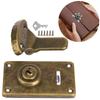 2pcs Antique Lock Wooden Box Hasp Heavy Duty Furniture Accessories  For Chests & Trunks