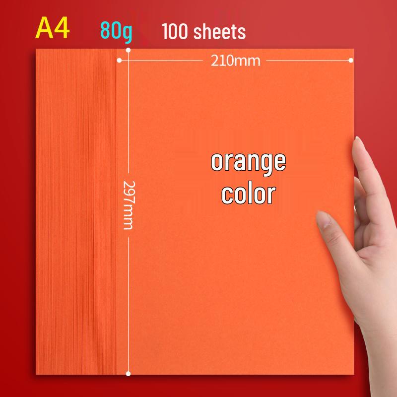 A4 Colored Printing and Origami Paper - 10 Colors