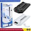 3 Mode Cooling Fan for PS5 Vertical Stand 2 Controller Charging Dock for PS5 Slim Disc Digital Edition