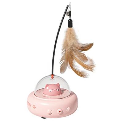 M-Modern-Rechargeable Electric Sensing Pet For Cats-Interactive Feathery Teaser Wand For Chasing Play