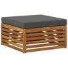 Outdoor Sofa Set with Cushions 8 Pcs Natural and Anthracite