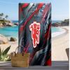 Asciugamano da Spiaggia Stampato Manchester United Asciugamano Morbido ad Asciugatura Rapida Coperta da Spiaggia Rettangolare Grande Portatile per Viaggi Piscina