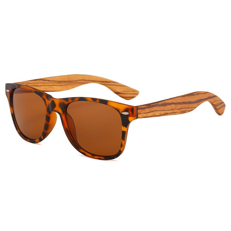 Vintage Wooden Sunglasses Retro Square Design UV400 Protection Luxury Brand Fashion for Men Women Outdoor Driving
